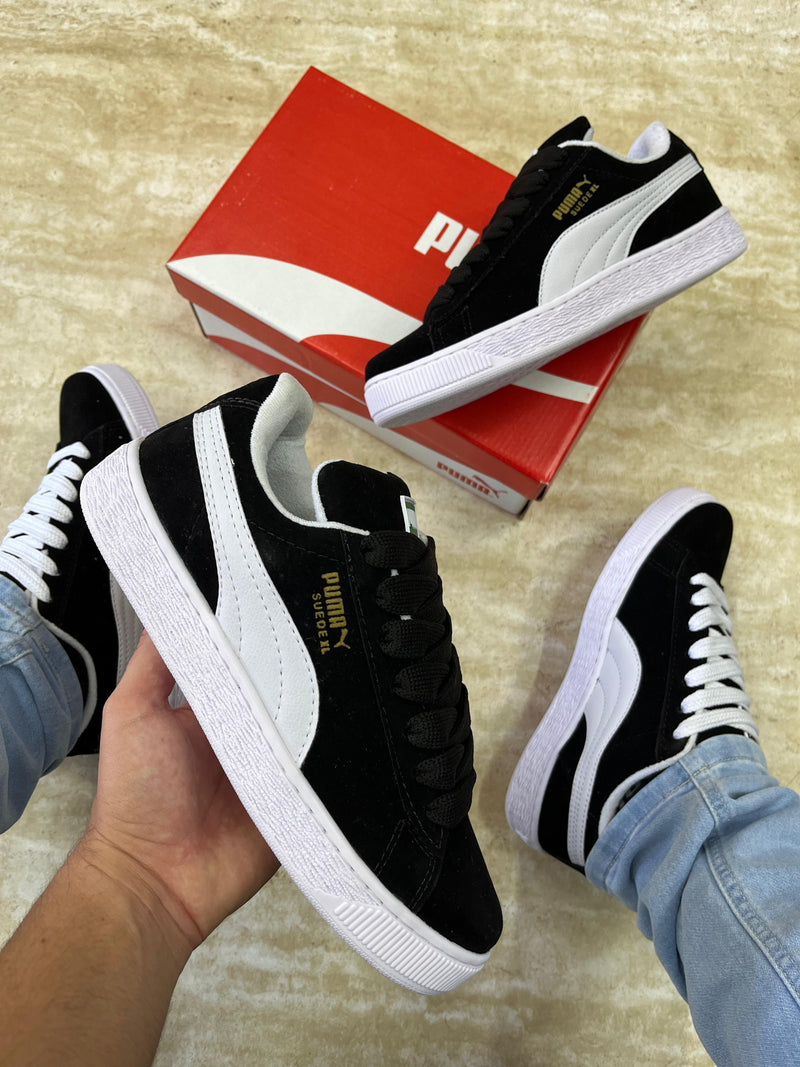 Tenis Puma Preto Com Branco